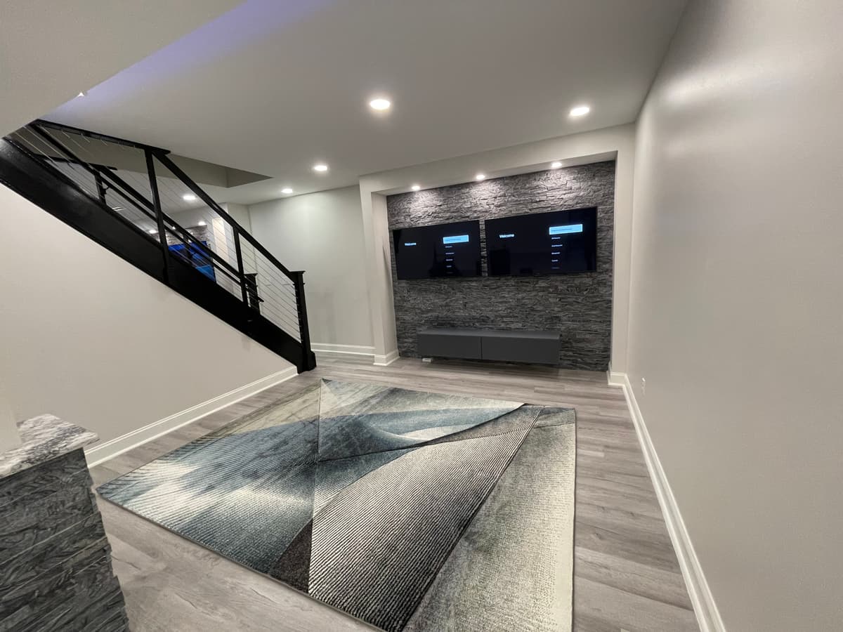 Basement Entertainment Room