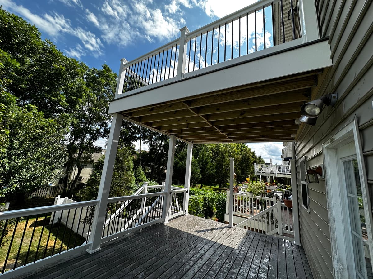 Double-Deck Living Space - CoriaCo Home Remodeling featured project in Oxford, PA