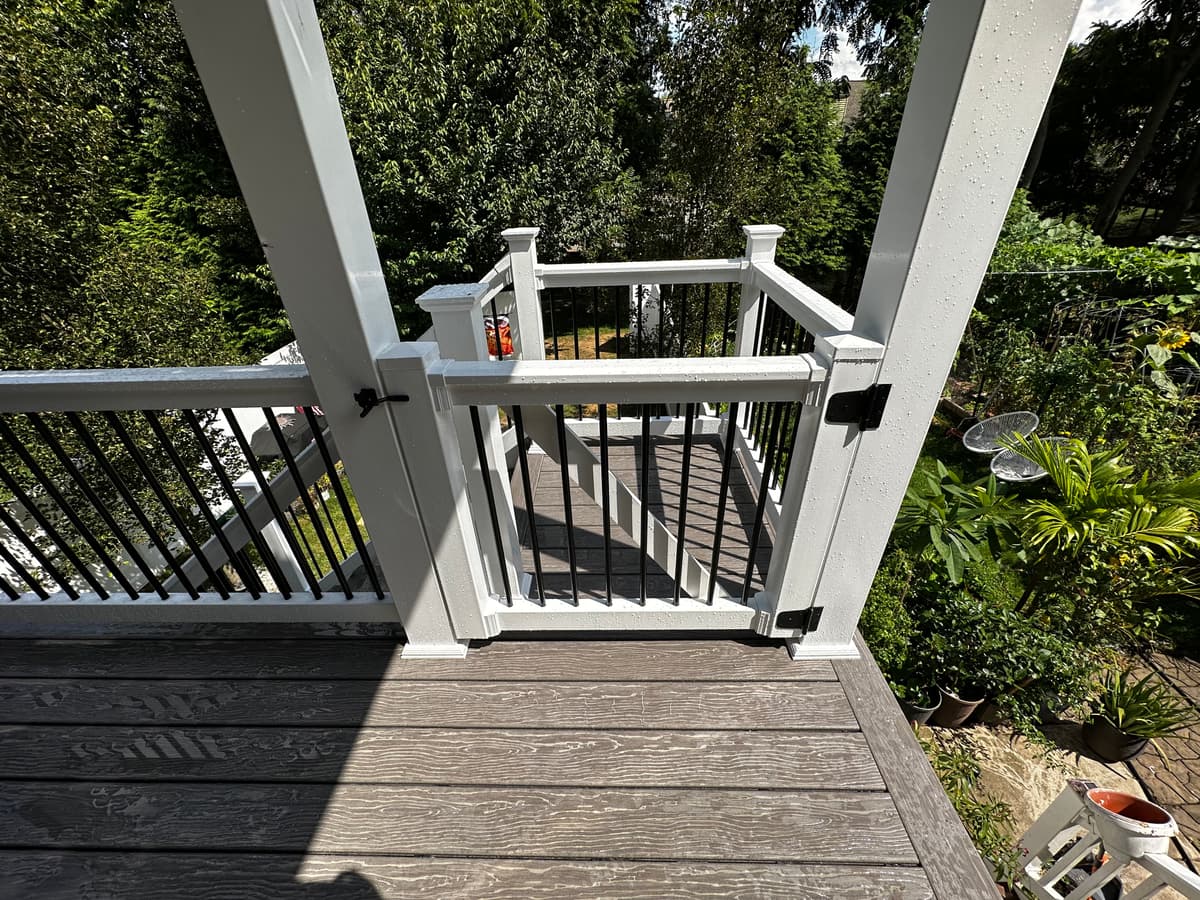 Deck with Custom Gate